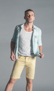 Man modelling clothes